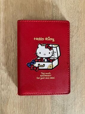Hello Kitty x EVA Air Red Passport Holder